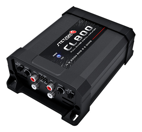 Modulo Stetsom Amplificador 800x4 2 Ohms Dissipação Térmica Top Frequência 10hz A 20khz Entrada Rca E Fio Stereo Automotivo 4ch 2 Ohms - Pode Bridge 4ohms 2ch Atende Subwoofers, Woofers, Drive E Tuita