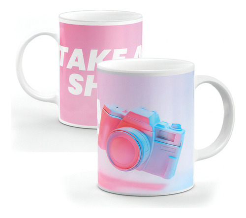 Caneca Câmera Take A Shot  - Personalizada