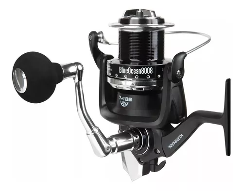 Reel Pesca Mar Kunnan Blue Ocean 6008 Conico Agua Salada