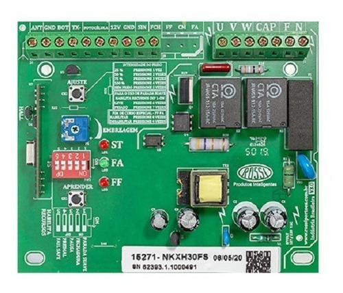 Central Placa Motor De Portão Eletrônico Kxh-30fs Rossi