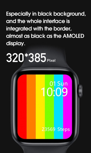 Imagen 7 de 10 de Smartwatch W26 Serie 6 Año 2021