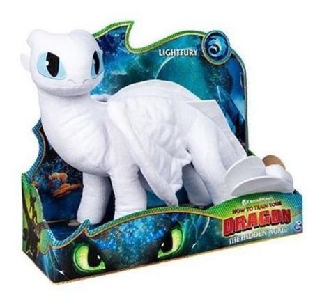 Como Treinar O Seu Dragao 3 - Pelucia Deluxe Furia Luz