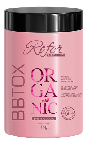 Botox Orgânico Zero Formol Rofer Profissional 1kg