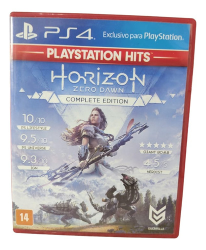 Jogo Mídia Física Horizon Zero Dawn Para Playstation 4 Ps4