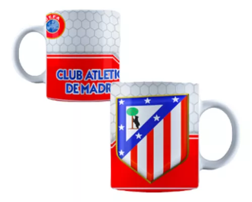 Taza Equipos De Fútbol, Liga De Española Atlético De Madrid