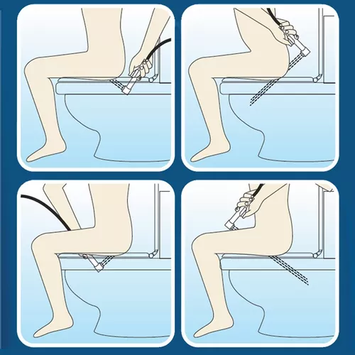 ducha higiénica en el bidet