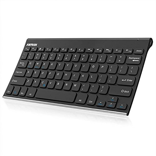 Teclado Bluetooth Arteck De Acero Inoxidable Universal Porta