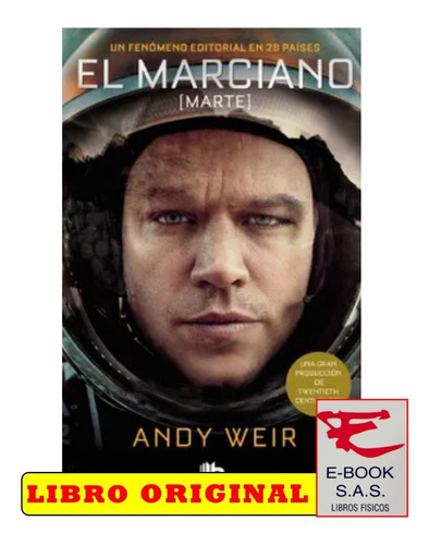 El Marciano- Andy Weir: Marte, De Andy Weir. Editorial B De Bolsillo, Tapa Blanda En Español, 2022