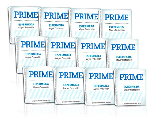 Preservativos Prime Espermicida X36u (12x3) | Envío Discreto
