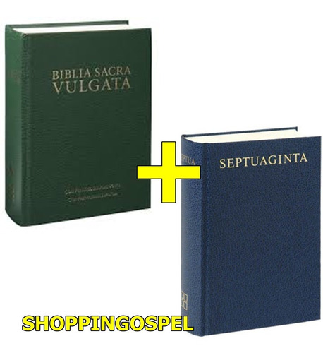 Bíblia Sacra Vulgata Em Latim + Bíblia Septuaginta Em Grego