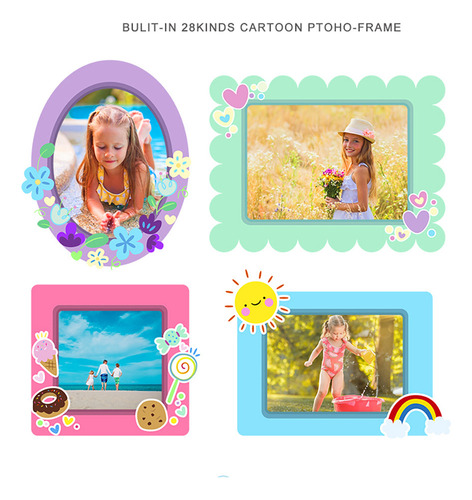 Cámara Dinosaur Hd Con Doble Cámara Para Niños Con Carga Usb