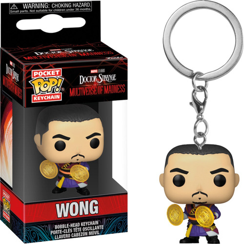 Pop! Keychain  Doctor Strange Wong - Funko Pocket Chaveiro