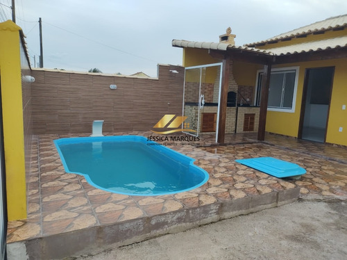 Imagem 7 de 13 de Jc- Casa 2 Quartos, Área Gourmet E Piscina Em Unamar - Jmp48