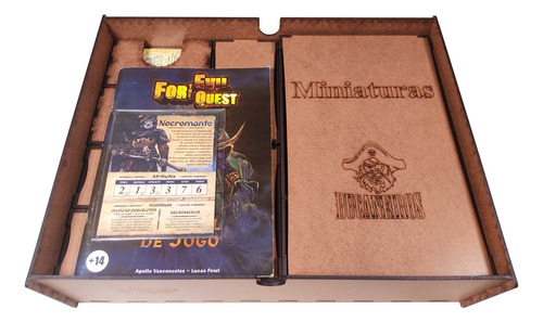 Caixa Organizadora (com Insert Mdf) Para For The Evil Quest