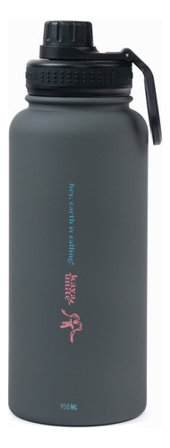 Botella Termo Nomade 950ml No Bad Charcoal Gris