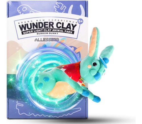 Allessimo - Wunderclay 3d Air-dry Clay Puzzle Triceratops Cl