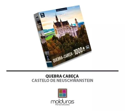 Quebra-Cabeças - Quebra-Cabeça 1000 Peças - Castelo De