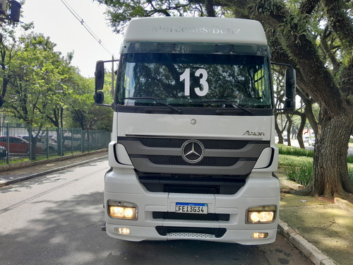 Mb 2536 Axor 2013 6x2 Automático Teto Alto Único Dono Novo