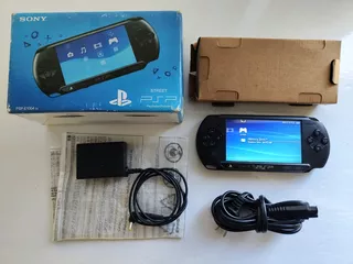 Psp Street Playstation Sony Portable Negro + Caja + Juegos