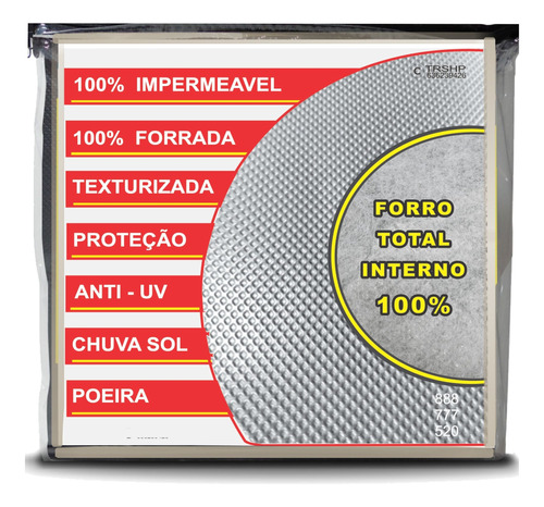 Capa Para Carro Cobrir Chuva Sol Forrada Total Proteção Uv