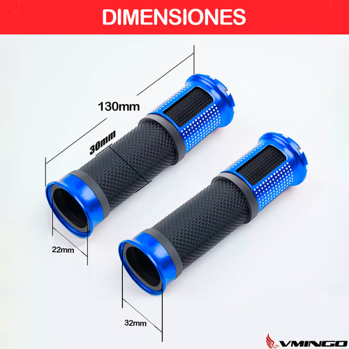 Puños Bicicleta Antiderrape Aluminio Mtb Ruta Bmx Empuñadura