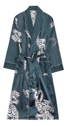 Kimono Largo For Hombre, Bata, Pijama, Pantalones Cortos