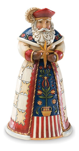 Figura Navideña De Resina Heartwood Creek De Papá Noel, 7 Cm