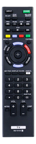 Control Universal Smart Tv Rm-yd103 Para Tv Sony