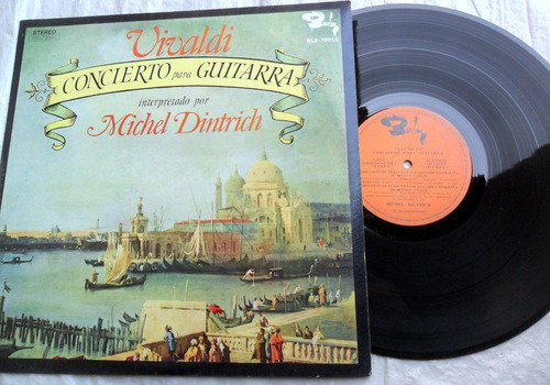 Vivaldi - Concierto Para Guitarra, Michel Dintrich Lp 10 Pts