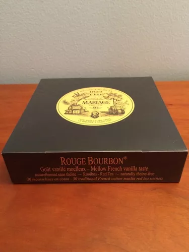MARIAGE FRERES. Rouge Bourbon Tea, 30 Tea Bags 75g (1 Pack)