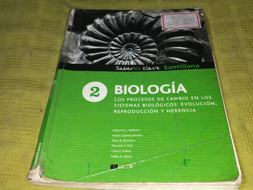 Biologia 2 Saberes Clave - Santillana 