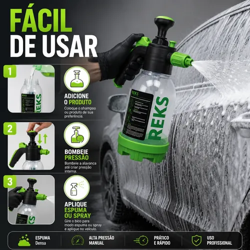 Pulverizador Kers Gerador Espuma Snow Foam Reks | MercadoLivre