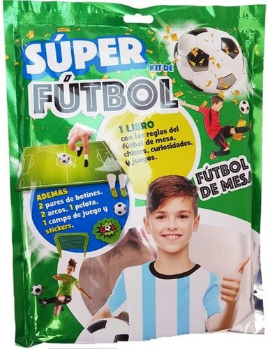 Super Fútbol . Libro + Fútbol De Mesa