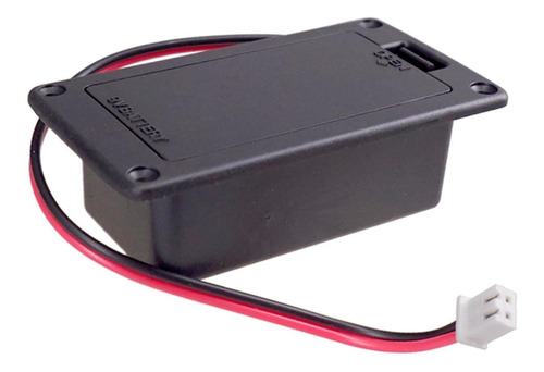Imagen 6 de 10 de Caja De Batería De 9v Soporte Para Guitarra Activa Bajo