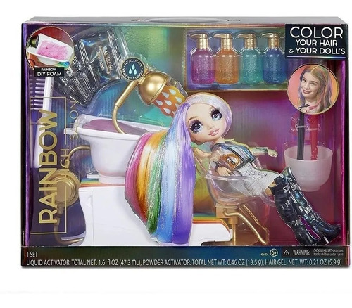 Muñeco Rainbow High Fashion Salon Playset 567448