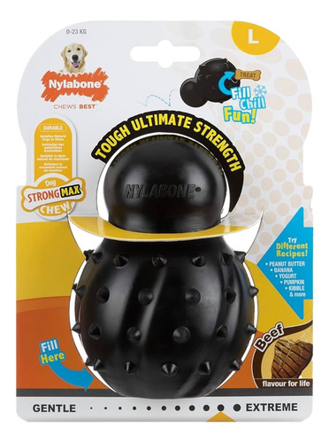 Nylabone® Strong Chew Rubber Cone Giant Bif Beef Hasta 23kg