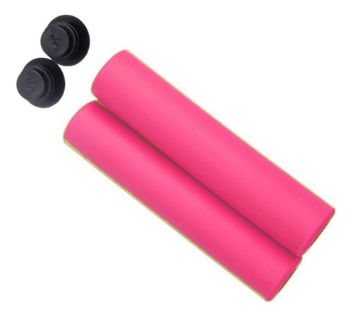 Par Manopla Absolute Nbr Silicone Colors -  Cor Rosa