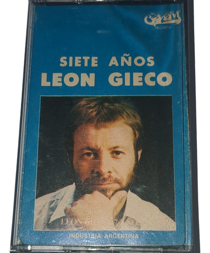 Cassette Leon Gieco Siete Años Supercultura 