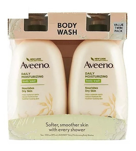 Gel P/baño Aveeno Hidratante Diario 2 Pack Importado