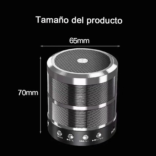 Altavoz Subwoofer Portátil Con Bluetooth Para Exteriores