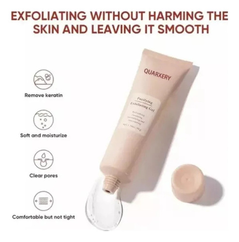 Gel Exfoliante Purificante Quaxury, Purificante Quarxery*3 U