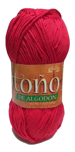 Hilaza Otoño 100% Algodón Madeja De 100g Color Rojo Granate