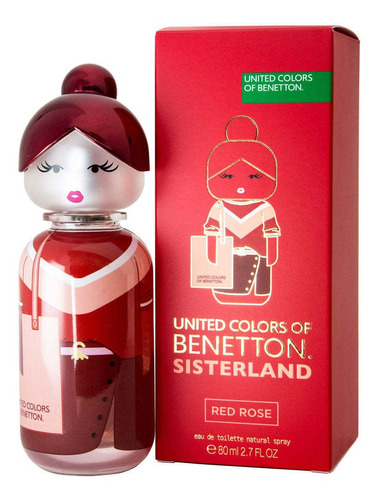 Perfume Original Benetton Sisterland Red Rose Dama 80ml