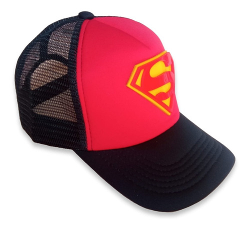 Gorra Superman Con Aplique En 3d Dc Comics Jla Superheroes