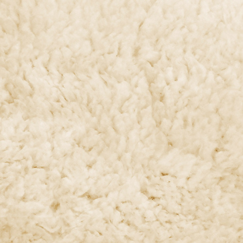 Tecido Carapinha Lã De Ovelha 0,48cm X 1,60mt Cores Cor Xc028- Creme Desenho Do Tecido Liso