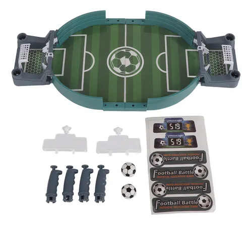 ⚽ Mini Futbolín De Mesa Para 2 Jugadores, Con Marcador Y Gradas, Portátil Y Divertido, Mejora Coordinación Ojo-mano