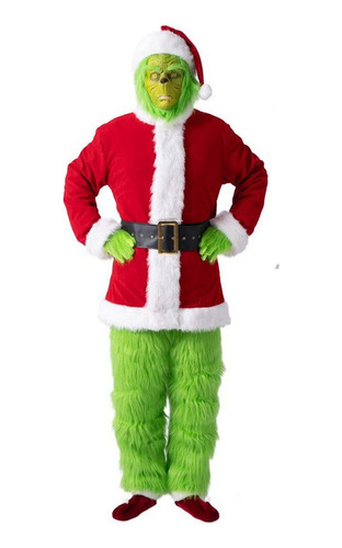 Disfraces Navidad Juego De Rol Ropa Santa Claus Grinch Monst