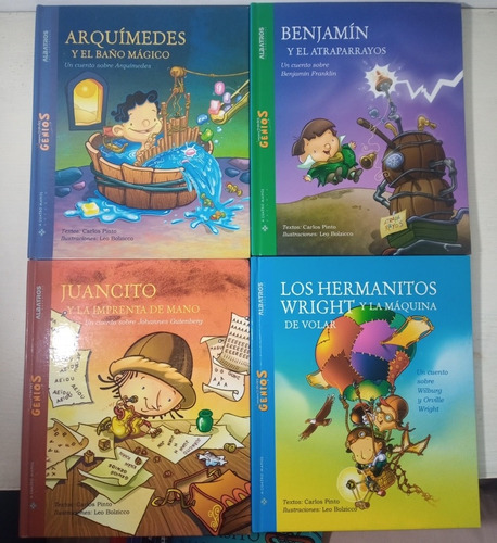 Colección Completa Pequeños Grandes Genios Carlos Pinto