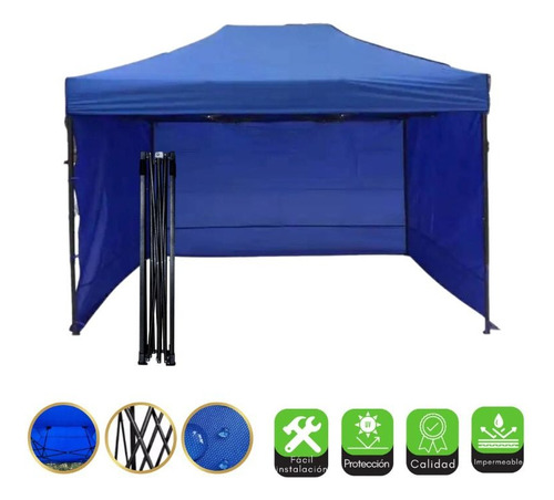 Carpa 2x3m Reforzado Impermeable Con Armazon Y Paredes