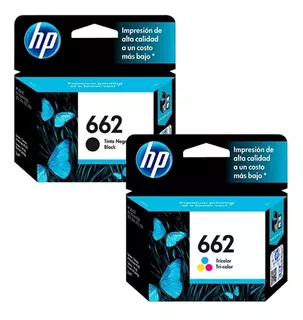 Kit Tinta Hp 662 Negro Tricolor